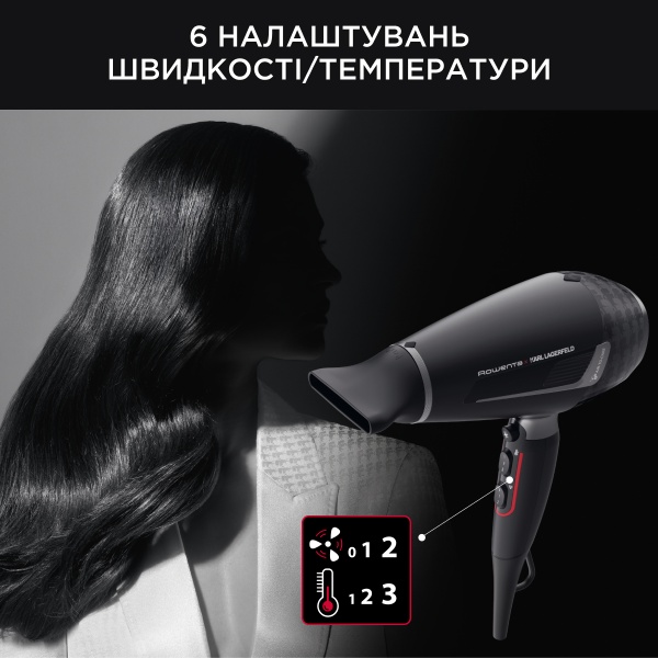 Фен Rowenta GLOW ADDICT CV613LF0 