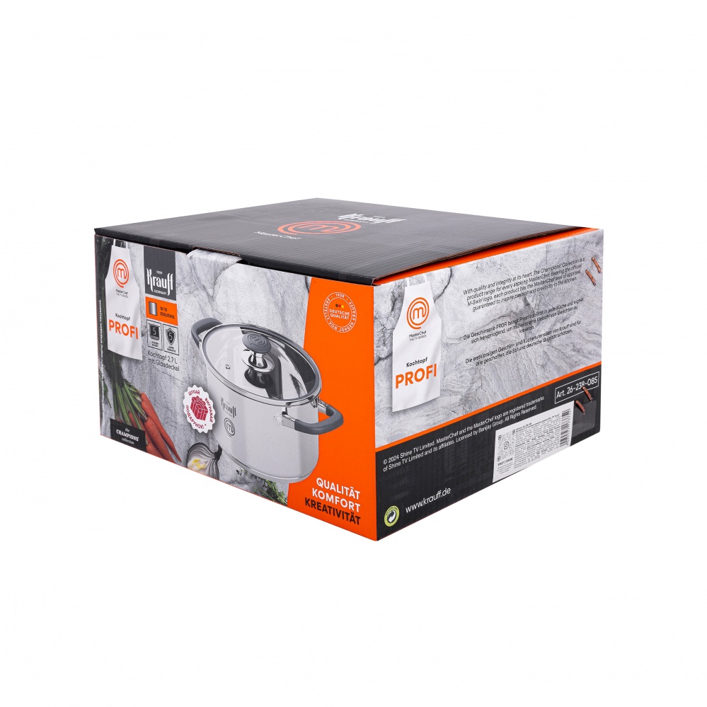 Кастрюля с крышкой Krauff MasterChef 2,7 л 18 см 26-238-085