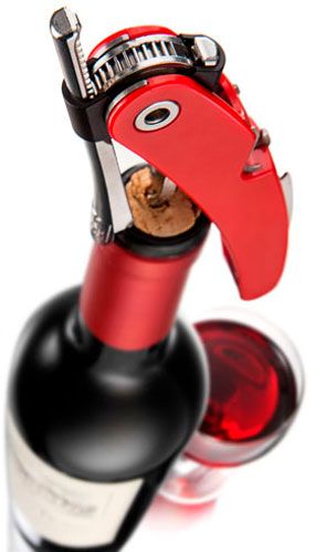 Штопор Single Pull Corkscrew красный 68851606 Vacu Vin