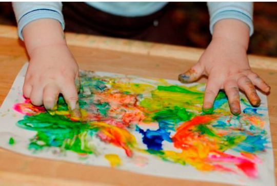 Набір пальчикових фарб Danko Toys Моя перша творчість 7 кольорів