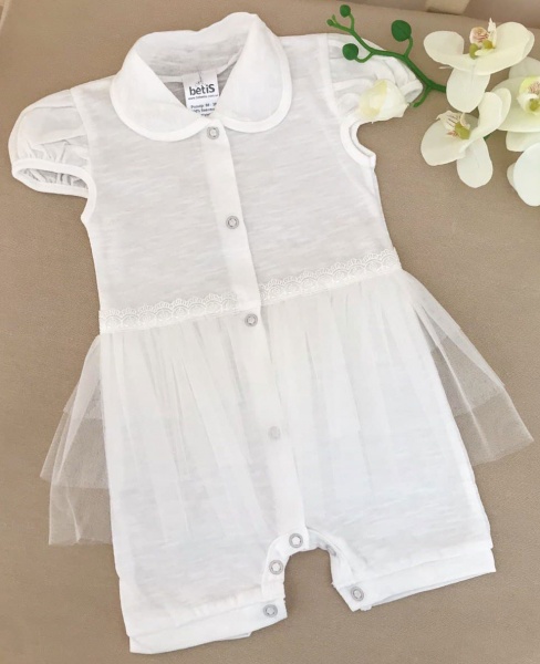 Песочник для девочки Betis Диво р.56 молочный 27078075 