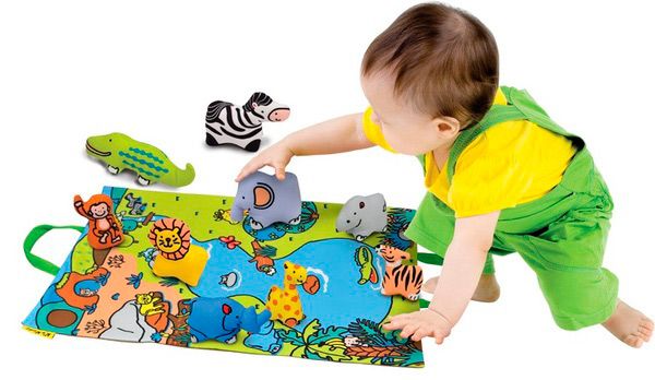 Ігровий набір K`s Kids килимок Джунглі з тваринами KA10744-GB