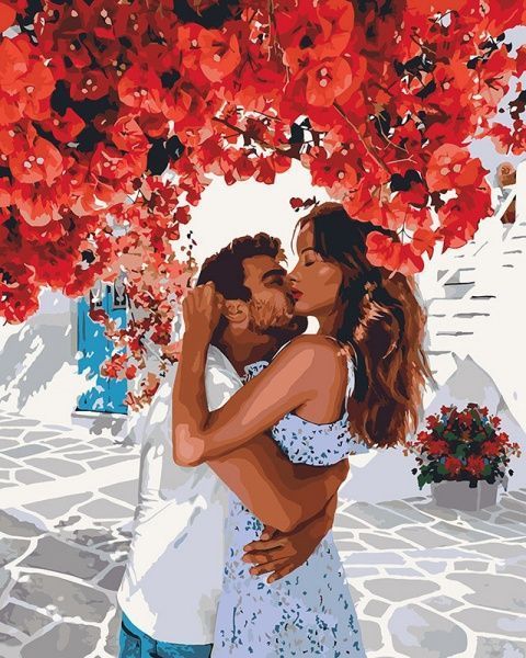 Картина по номерам Сладкие объятия Идейка 