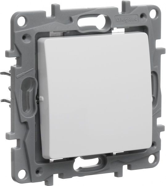 Переключатель перекрестный одноклавишный Legrand Etika без подсветки 10 А 250В белый 672209