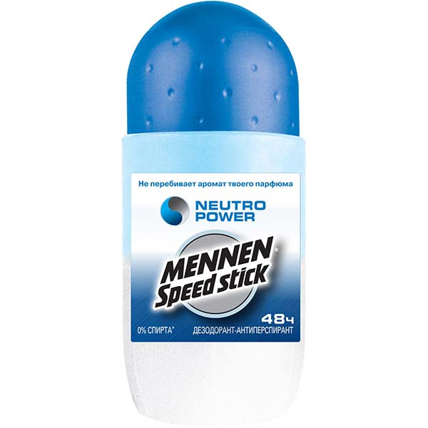 Дезодорант шариковый Mennen Speed Stick Neutro Power 50 мл