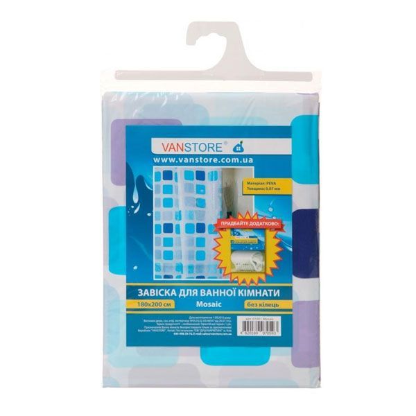 Штора для душа VanStore Mosaik 610-01