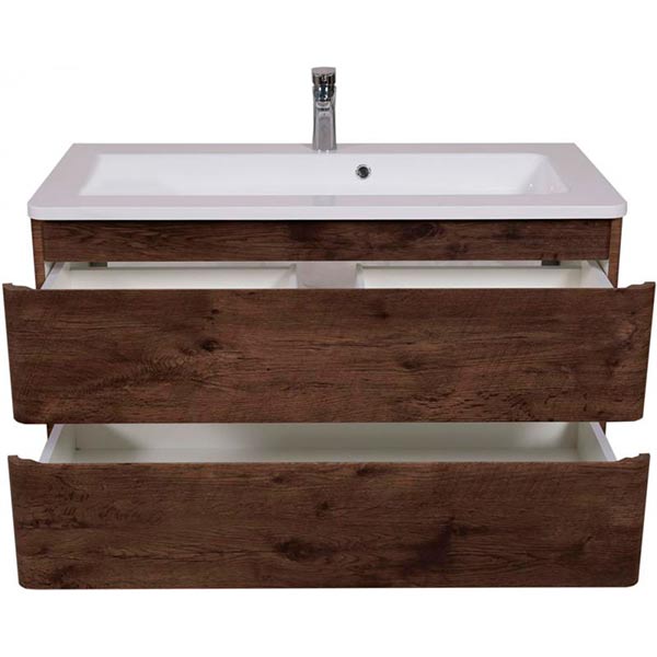 Тумба підвісна Aqua Rodos Акцент с умывальником Альфа 100 см