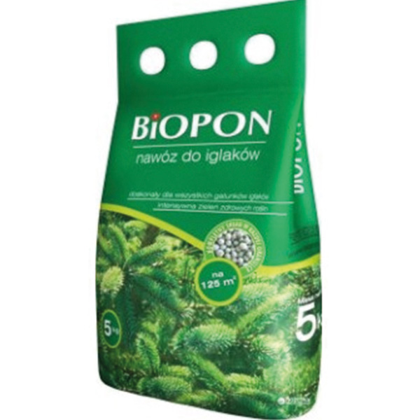 Добриво гранульоване Biopon для хвойних рослин 5 кг — фото 1
