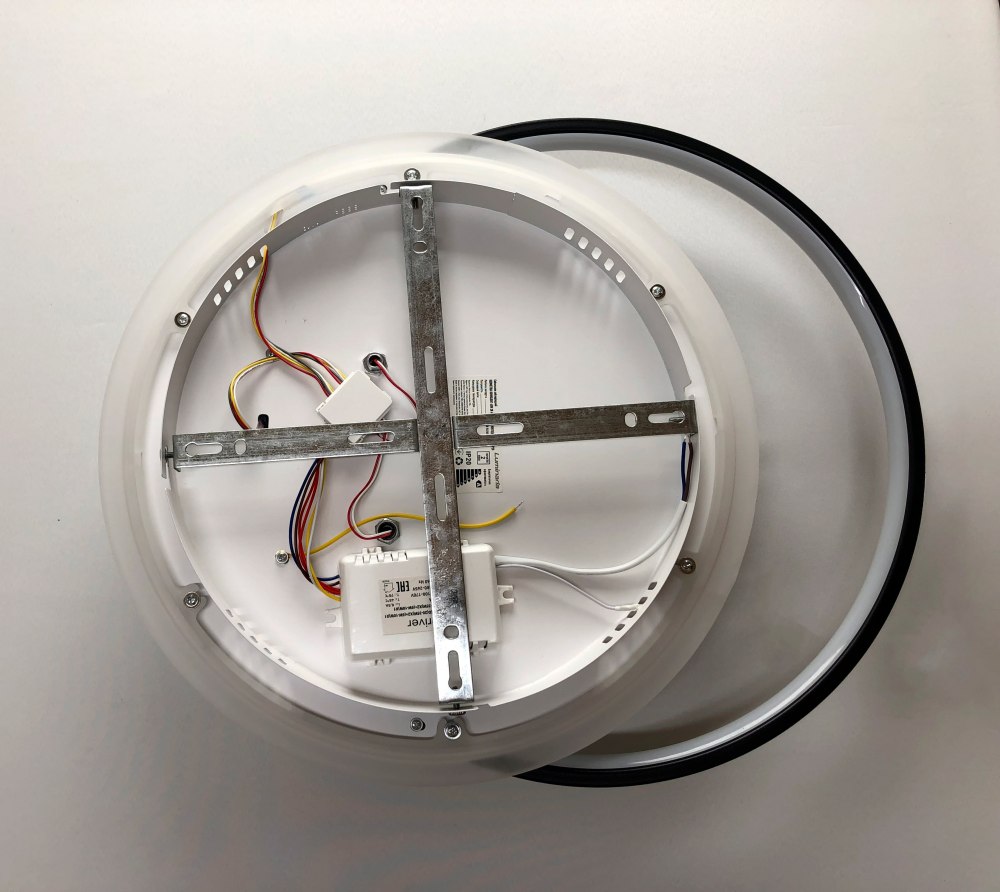 Люстра світлодіодна Luminaria 4x90 Вт LED-модуль білий із чорним GEOMETRIA DOWNLIGHT 90W 2R