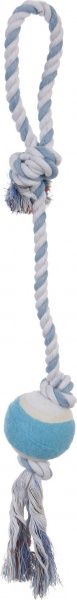 Іграшка для собак м'яч на мотузці в асортименті 12x5,2 см