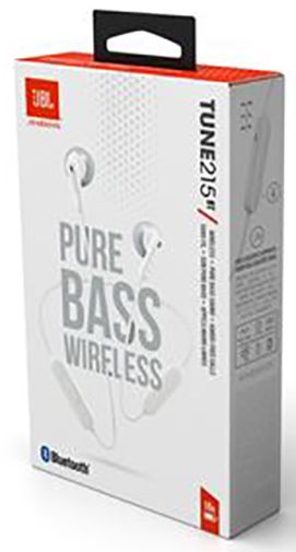 Наушники JBL® Tune 215BT white (JBLT215BTWHT) 