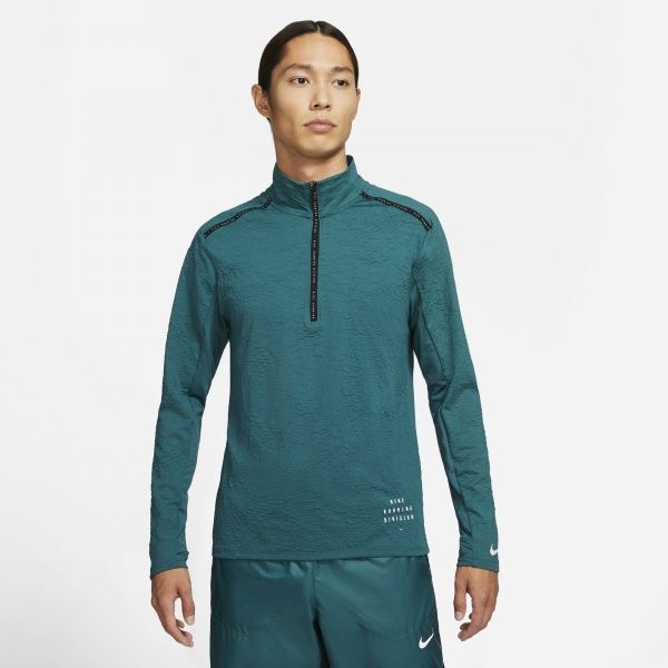 Джемпер Nike NK RN DVN DF ELEMENT TOP HZ DA0430-393 р. M зелений