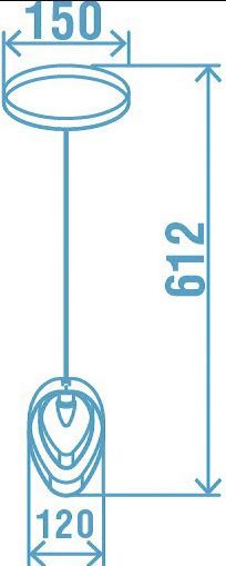 Підвіс Victoria Lighting 1x5 Вт G9 сірий Bari/SP1 