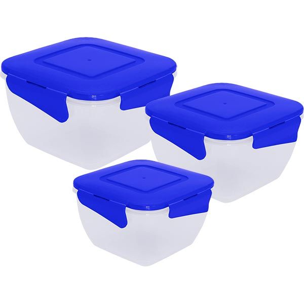 Набор контейнеров для пищевых продуктов 3в1 Алеана