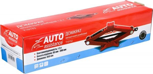 Домкрат механічний Auto Assistance 1,5 т