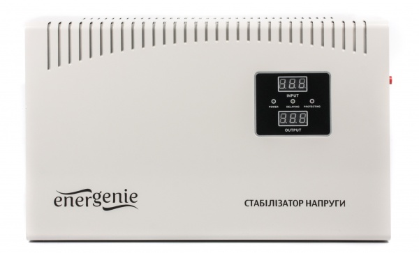 Стабілізатор напруги EnerGenie 5000 ВА EG-AVR-DW5000-01