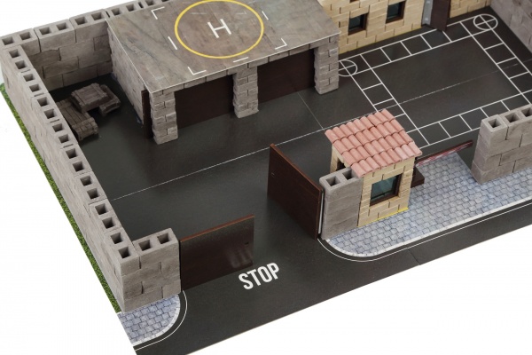 Конструктор из мини-кирпичиков Wise Elk Военная база 70828