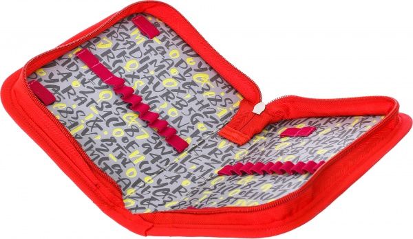 Пенал школьный Единорог 19,5x13x4 см разноцветный