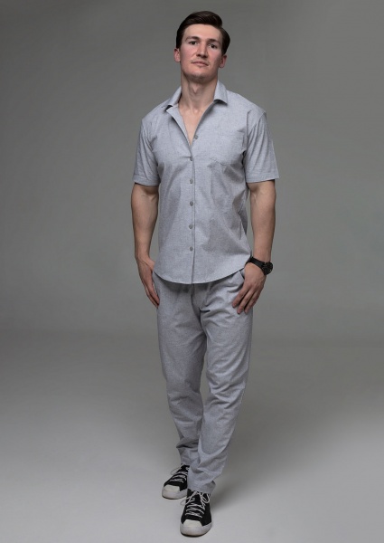 Сорочка Roksana Dionis 1509/69010 р. 56 сірий