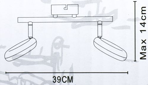 Спот Arte Lamp A8972AP-2CC 2x4 Вт хром Ciambella 