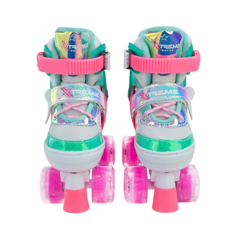 Роликовые коньки Shantou Extreme Motion L RL25438 р. 38-41 зеленый