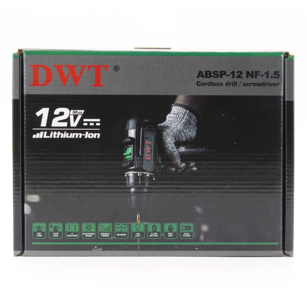 Шуруповерт аккумуляторный DWT ABSP-12 NF-1,5