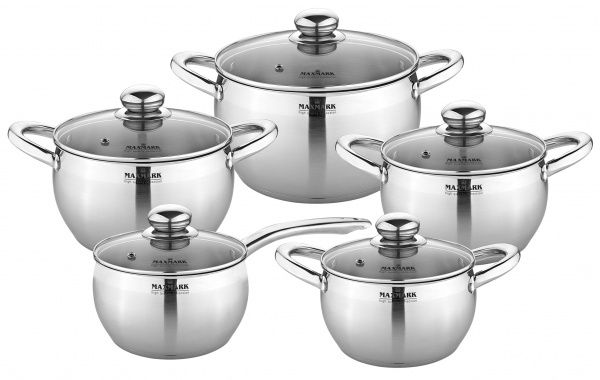 Набор посуды 10 предметов MK-AP Maxmark
