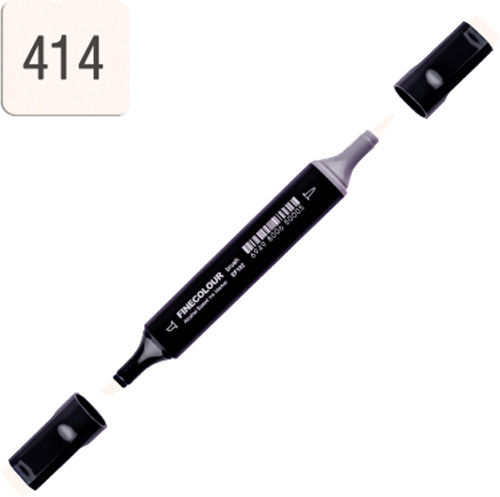 Маркер спиртовой FINECOLOUR EF102-414N молочно-белый 