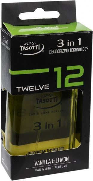 Ароматизатор спрей  Tasotti Vanilla & Lemon 3 in 1 ваніль та лимон