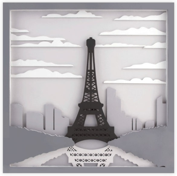 Набір для малювання картина 3D Париж (N0003508) 30х30 см Rosa Talent 
