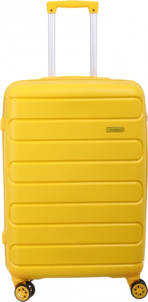 Чемодан 66 л желтый XY22100 60х42х26 ABS 