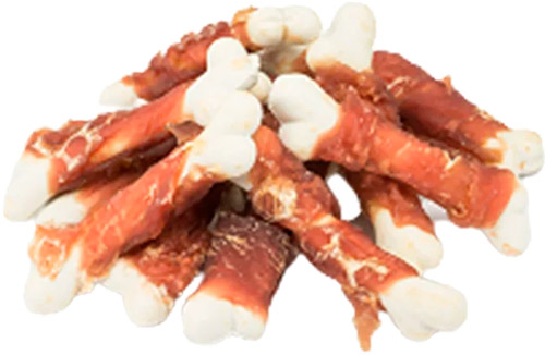 Ласощі AnimAll Snack м'ясо качки на кальцієвій кістці 500 г