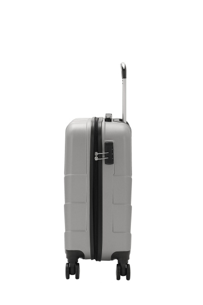 Валіза 42 л срібний MCS V358 на 4 колесах S 20