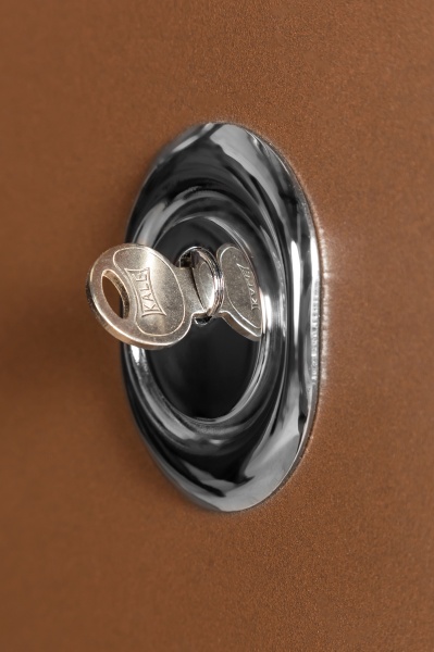 Дверь входная Булат Elegant 703 Metalic Wood - коричневая коричневый 2050x950 мм левая