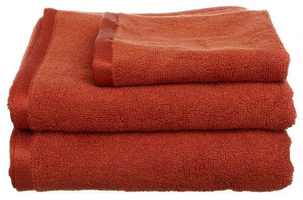 Полотенце махровое Glossy 30x50 см красный Texpol 