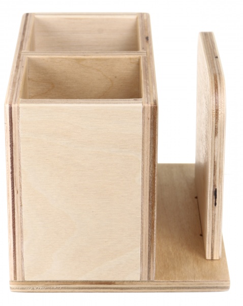 Органайзер настольный для специй лакированный 14х11х10 см SL-11