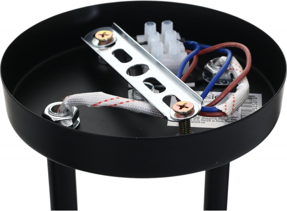 Люстра потолочная Sensio Lilit 2x40 Вт E27 черный ALG-07338/2