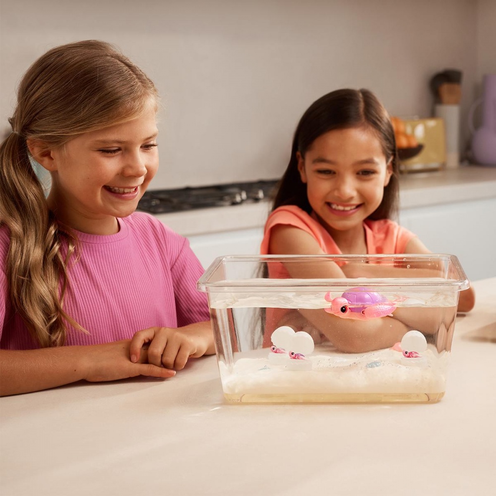 Интерактивный игровой набор Pets & Robo Alive Мама черепаха с сюрпризом 9560