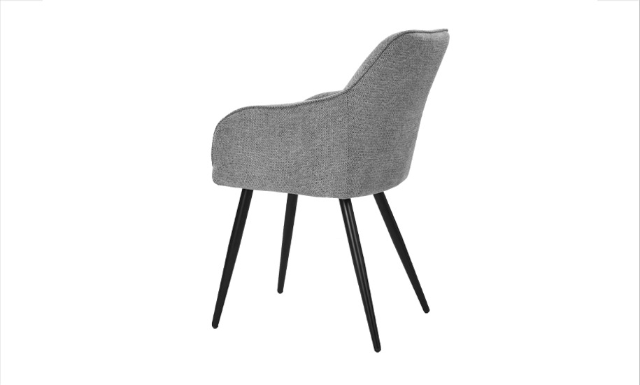 Стілець обідній Prestol Орікс сірий / чорний