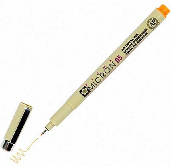 Линер PIGMA Micron Sakura (0.5) 0,45 мм оранжевый 