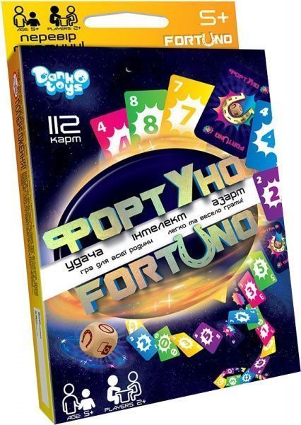 Игра настольная Danko Toys ФортУно средняя укр. UF-03-01U