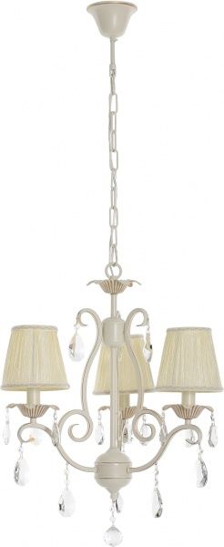 Люстра подвесная Интеркласс НСБ 01-3хХХ-203 3xE14 слоновая кость 81215B/3 