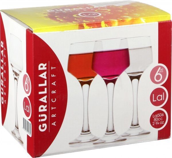 Набір чарок для лікеру Lal 80 мл 6 шт. 80 мл 6 шт. Art&Craft