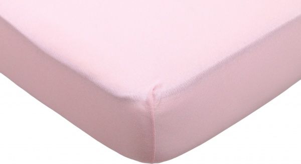 Простирадло Jersey Fitted Sheet 160x200 см ніжно-рожевий Durutex 