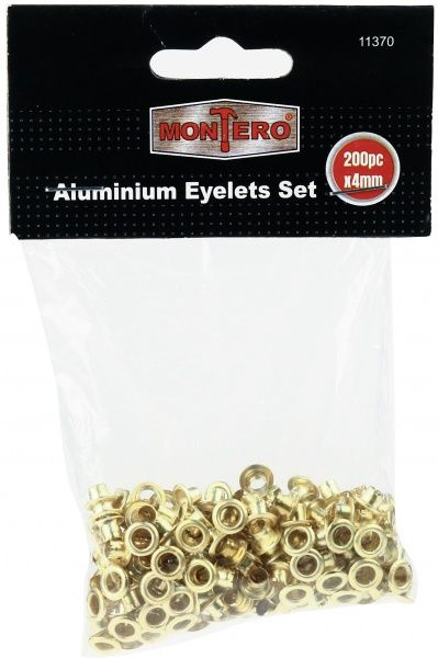 Люверс 4 мм 200 шт. Montero 