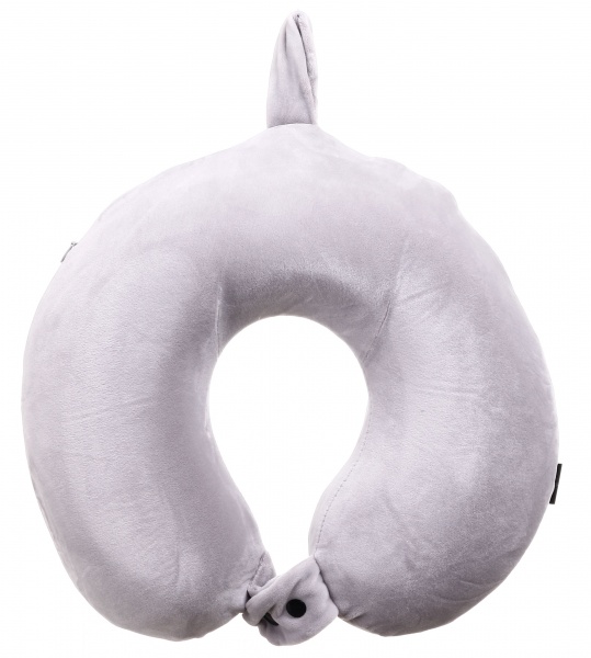 Подушка дорожня Auto Assistance ортопедична AP-LG01 світло-сіра 