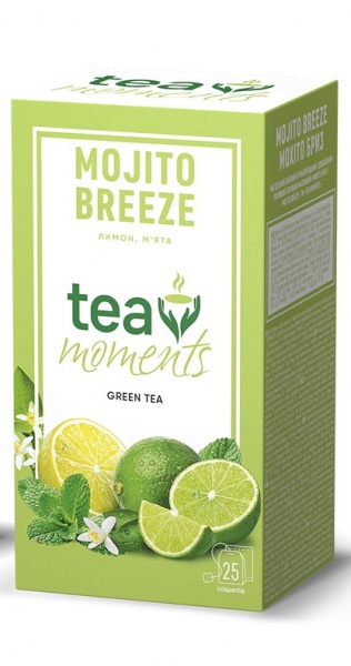 Чай зеленый Tea Moments Mojito Breeze 25 шт. 40 г 