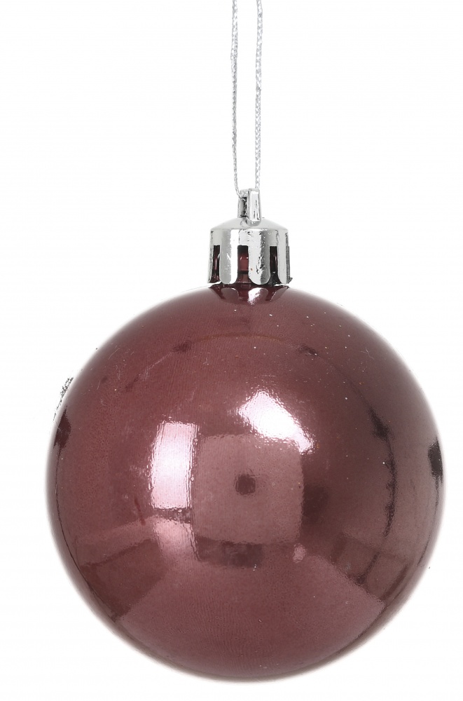 Набір ялинкових куль Ексклюзив винно-золото-зелений d 60 мм 100 шт./уп.