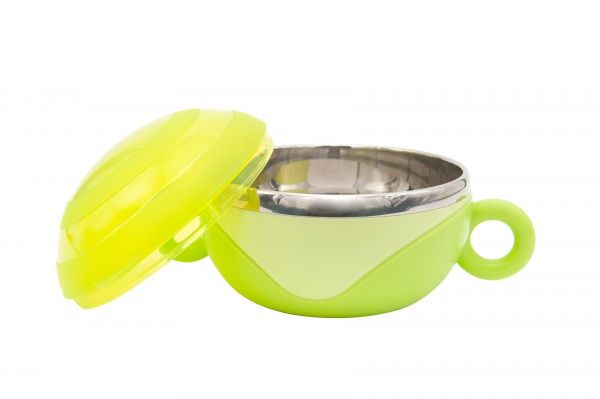 Тарілка Baby Team з кришкою та ручками 6092