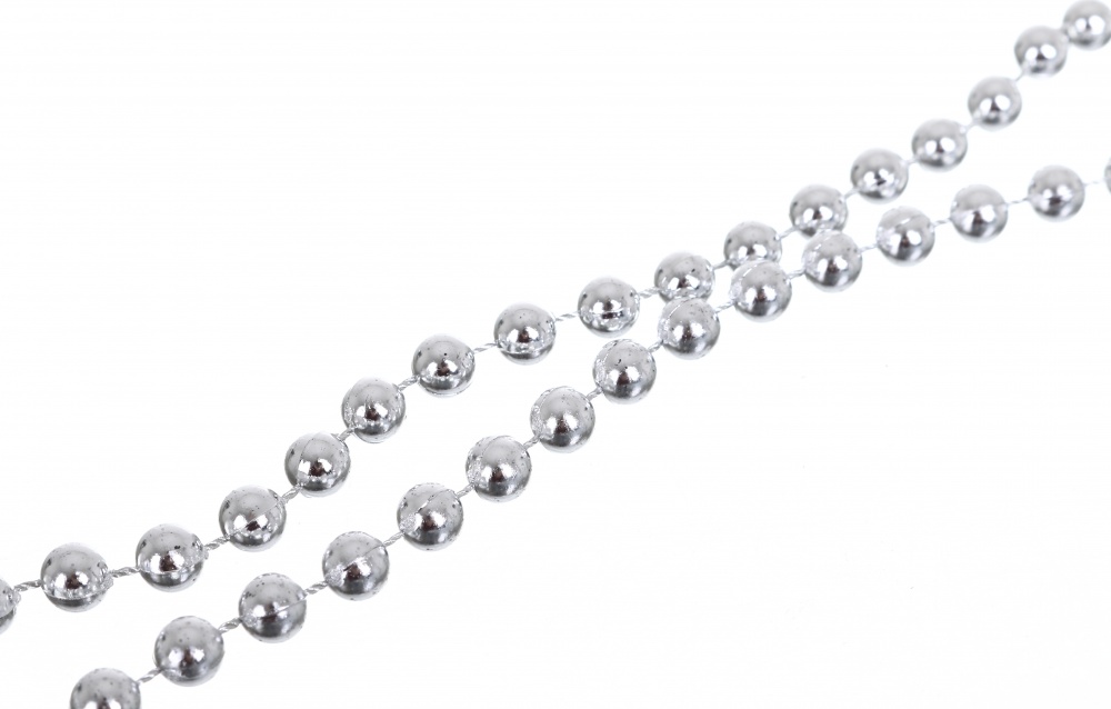 Бусы для елки в тубе в ассортименте EPI-No.17-75-6 6 мм 6 м